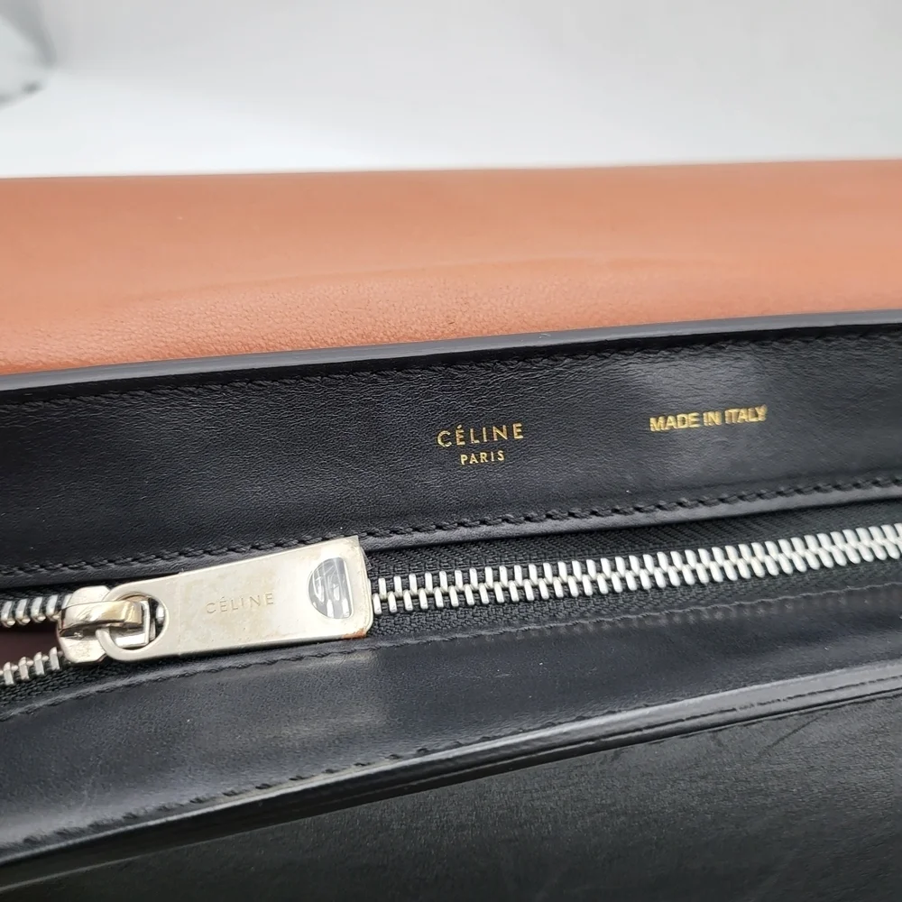 Celine Trapeze tri-color shoulder bag..authentic w/COA..